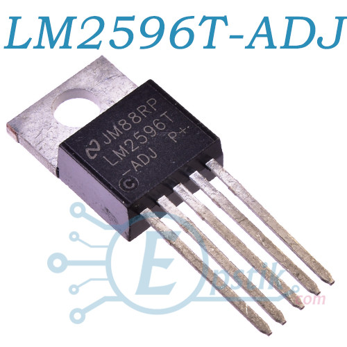 LM2596T-ADJ стабілізатор напруги 1.23-37В 3A 150Khz TO220-5