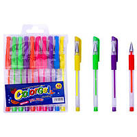 Набір неонових гелевих ручок з 10 кольорів 108-10 в упаковці 2 шт