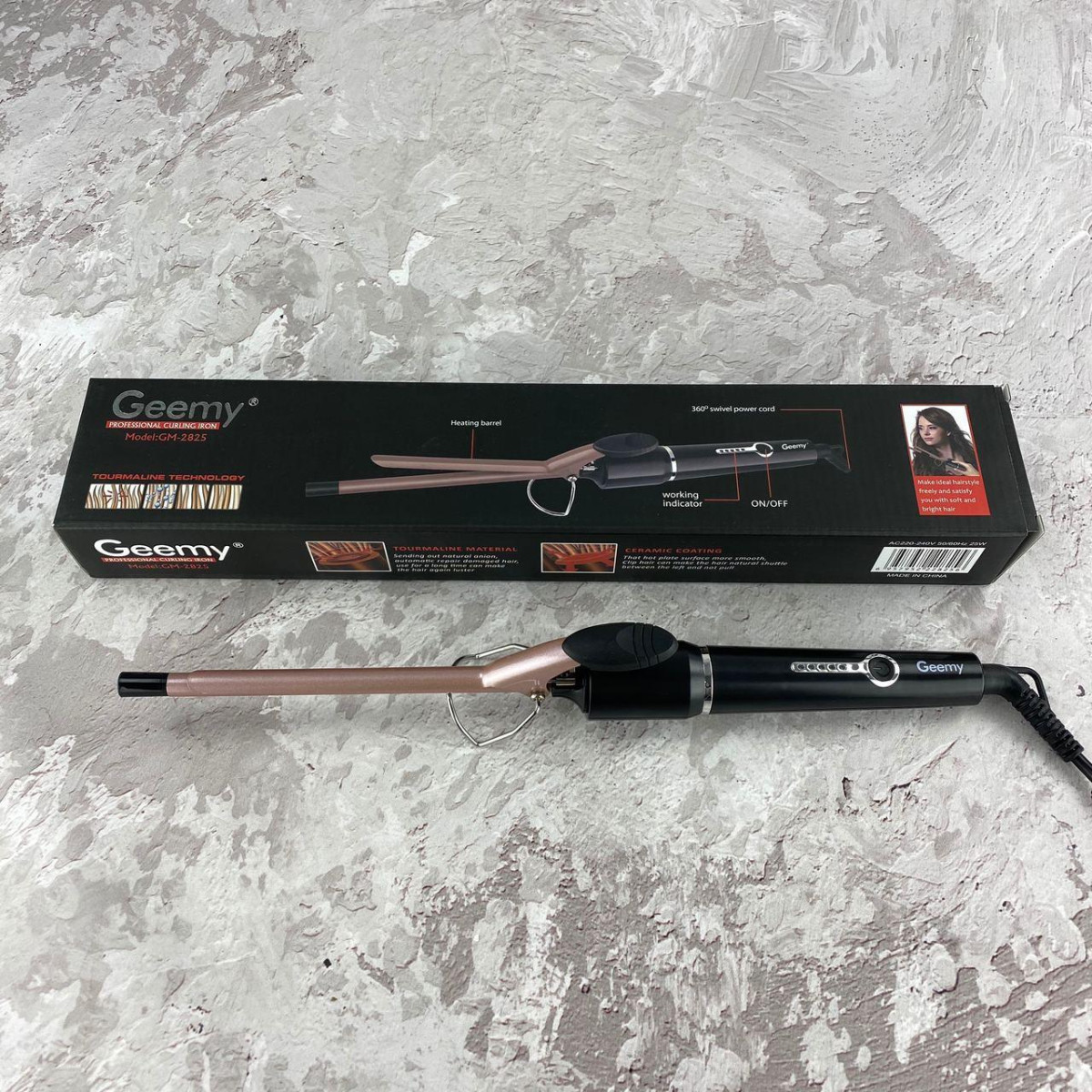 Плойка для волосся Geemy GM-2825 25 Вт ID 3897541