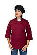 Кітель кухаря жіночий бордовий форма кухарська 42-60 р, фото 4