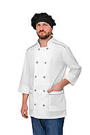 Чоловічий кітель кухарський білий форма для кухаря 44-60 р