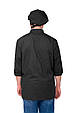 Сучасний кухарський кітель чоловічий чорний форма для кухаря 44-60 р, фото 5