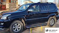 Окантовка штатных порогов для Toyota Land Cruiser Prado 120 (2002-2009) D42