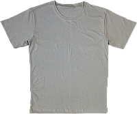 Детская футболка однотонная серая (турецкий трикотаж), 1-16 лет