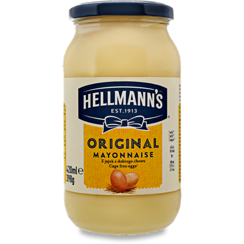 Майонез Hellmann's Original 405ml: продаж, ціна у Ужгороді. Соуси і ...