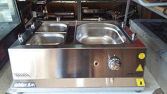 Görkem. Марміт. Теплова вітрина.Сосискачка електрична на 3 ємності Görkem GSE 200