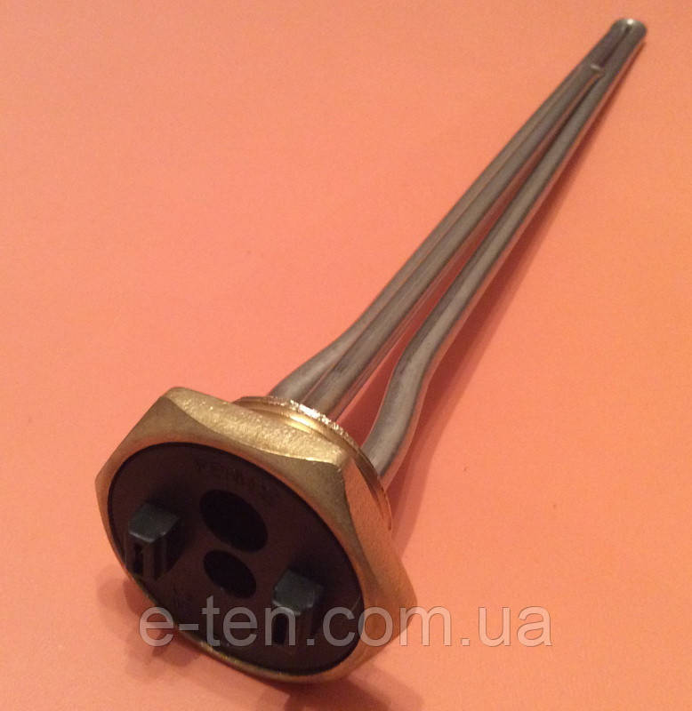 Тэн для чугунной батареи 3000 W (нержавейка) с резьбой 1 1/4" (дюйм с ...