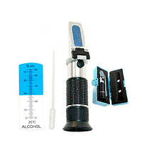 Рефрактомометр для спирту алкоголю 0-80% vol спиртометр ATC RZ116, HS00069