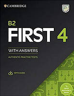 Учебник B2 First for Schools 4: Authentic Practice Tests with answers and Audio