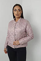 Куртка-БАТАЛ, женская 310, цвет пудра/ подровый