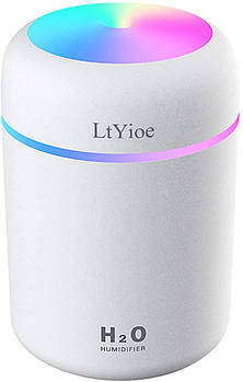 LtYiee Colorful Cool Mini Humidifier, персональний настільний USB-зволожувач