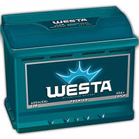 Акумулятор 60Ah, 600Aen, L+, Westa Premium 6СТ-60А(1) [westa60-600L+] Веста 60 ампер, ліве підключення. Україна