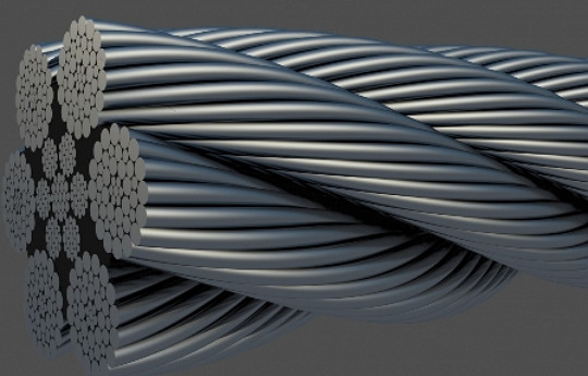 Трос оцинкований 5.0 мм DIN 3055 (6*7+FC)