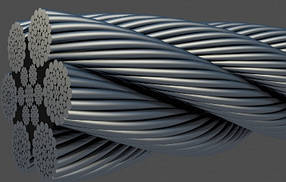 Трос оцинкований 2.0 мм DIN 3055 (6*7+FC)