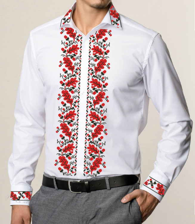 Заготовка для чоловічої вишиванки №400, фото 1