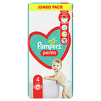 PAMPERS Детские одноразовые подгузники-трусики Джамбо Упаковка 4 размер