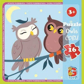 Пазлы ТМ "G-Toys" из серии "Лесные жители.Совы" LR04 G-Rich