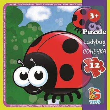 Пазл ТМ "G-Toys" із серії "Комахи.Сонечко" LI01 G-Rich