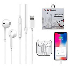 Навушники Apple Earphones JH-103C Lightning C мікрофоном Bluetooth для IPhone 7/8/X/Xs/Xr/11/11 PRO MAX, фото 2