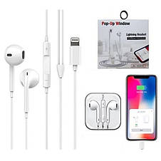 Навушники Earphones JH-103TC Lightning з мікрофоном Bluetooth для IPhone 7/8/X/Xs/Xr/11/11Pro Max/12, фото 3