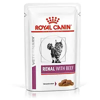 Влажный корм Royal Canin Renal при хронической почечной недостаточности у кошек, говядина, 85 г