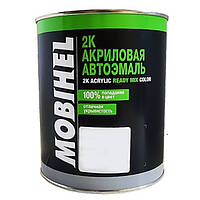 Автоэмаль 2К акриловая 040 Toyota белая Mobihel двухкомпонентная 0,75л + отвердитель 9900, 0,375л