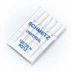 Набір голок для побутових швейних машин SCHMETZ Universal 130/705 H №80 5 шт
