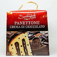 Італійський панетон з шоколадом Santangelo PANETTONE crema di Cioccolato, 908 гр.