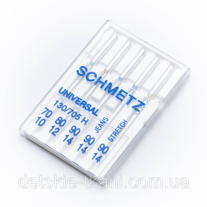 Набір голок для побутових швейних машин SCHMETZ COMBI-BOX 130/705 H SORT VVS 5 шт