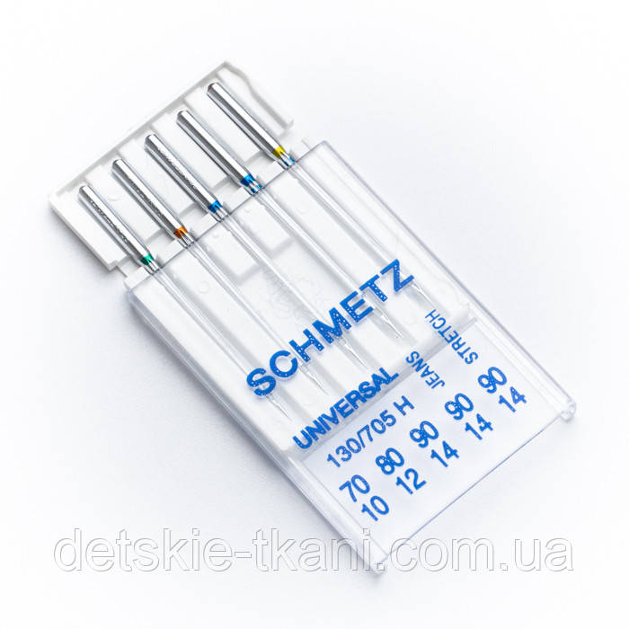 Набор игл для бытовых швейных машин SCHMETZ COMBI-BOX 130/705 H SORT VVS 5 шт - фото 2 - id-p1586255131