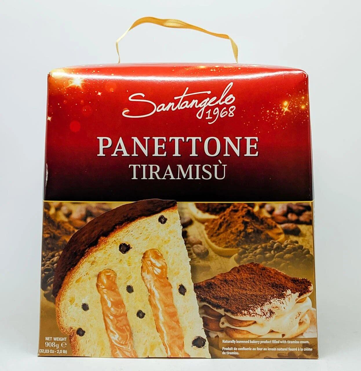 Італійський панетон з тірамісу Santangelo PANETTONE Tiramisu, 908 гр., фото 1
