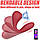 Вакуумний вагінально-кліторальний стимулятор Magic Motion Bobi Red, управління зі смартфона, фото 3