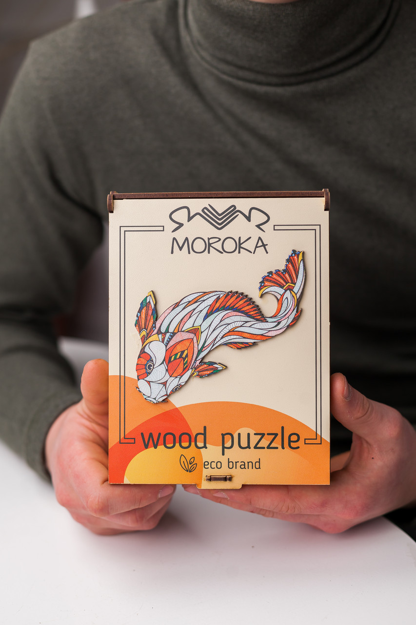 Дерев'яний пазл. Риба, фото 1