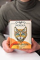 Дерев'яний пазл. Кіт