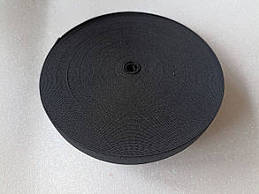 Резинка білизняна широка для одягу 2см чорна 22.5м