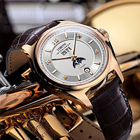 Механические Мужские часы Lobinni Premium автоподзавод, сапфировое стекло, 25 камней