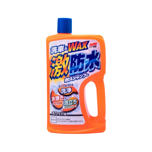 Водовідштовхувальний шампунь для світлих автомобілів SOFT99 Water Block Shampoo White