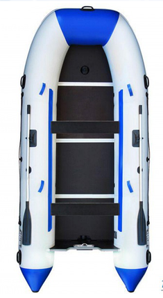 Надувний човен Aqua-Storm Evolution stk 400 e ПВХ моторний кільовий чотиримісний, фото 2