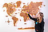 Мапа світу на стіну CraftBoxUA з підсвіткою, фото 5