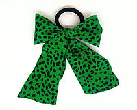 Резинка для волос зеленая леопард Твилли