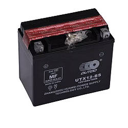 Мотоаккумулятор AGM OUTDO UTX12-BS, 12V 10Ah (150 х 87 х 130), Black, Q6