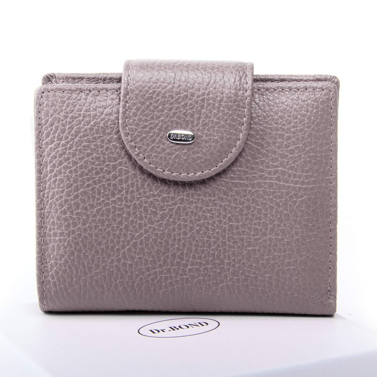 Жіночий шкіряний гаманець Classic DR. BOND WN-6 pink