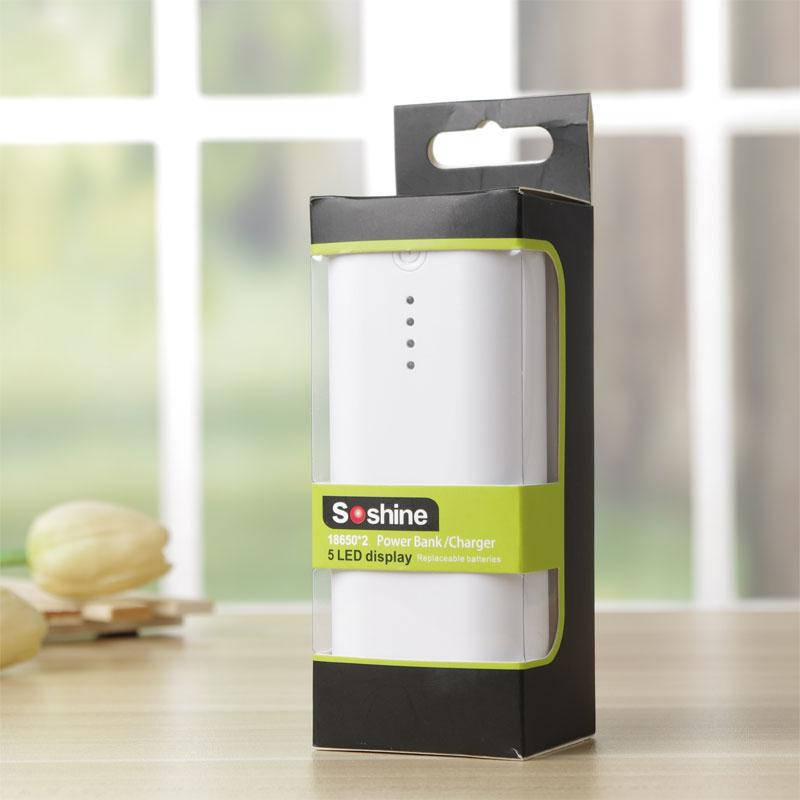 

Power Bank Soshine E4C USB, 2х18650, ток 1A