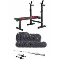 Набір Elitum Titan 68 кг + лава Hop-Sport 1080