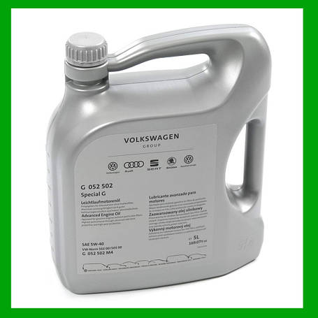 МАСЛО МОТОРНОЕ VAG VOLKSWAGEN,AUDI 5W40 5Л G052167M4 VW NORM 505.00, фото 2