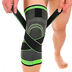 Компресійний еластичний наколінник для занять спортом Elastic knee pad 1шт, розмір 3XL