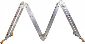 Драбина шарнірні алюмінієві Aloft (Алофт) 4х4 (MLA-44)