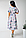 Сукня жіноча на запах з короткими рукавами у формі крильця відрізне по лінії талії, фото 4