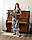 Сукня жіноча до підлоги з внутрішніми бічними прорізними кишенями з квітковим принтом, фото 2