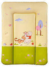 Пеленальний матрац Ceba Baby CE-102 small winnie the pooh беж - салат